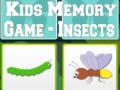 Jeu Kids Memory game - Insects