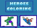 Jeu Heroes Coloring 