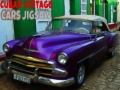 Jeu Cuban Vintage Cars Jigsaw