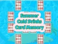 Jeu Summer Cold Drinks Card Memory