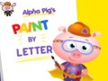 Jeu Alpha Pig's Paint By Letter