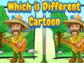 Jeu Which Is Different Cartoon