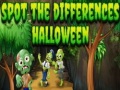 Game Spot the differences halloween