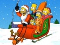 Game Simpsons Christmas Jigsaw Puzzle