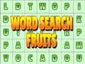 Jeu Word Search Fruits