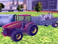Game 3D city tractor garbage sim