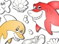Jeu Sea Animals Online Coloring