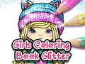 Game Girls Coloring Book Glitter 
