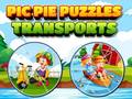Game Pic Pie Puzzles Transports
