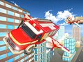 Game Flying Fire Truck Driving Sim