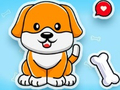 Game Coloring Book: Cute Dog