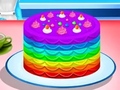 Jeu Cooking Rainbow Cake