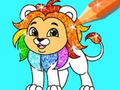 Game Coloring Book: Lion