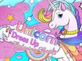Jeu Unicorn Dress Up Coloring Book
