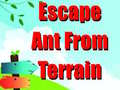 Jeu Escape Ant From Terrain