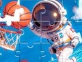 Game Jigsaw Puzzle: Space Basketball