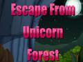 Jeu Escape From Unicorn Forest