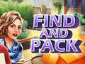 Jeu Find and Pack