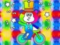 Jeu Coloring Book: Monkey Rides Unicycle