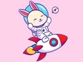 Game Coloring Book: Rabbit Astronaut