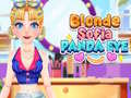 Game Blonde Sofia Panda Eyes