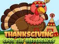 Jeu Thanksgiving Spot the Difference
