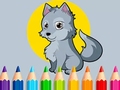 Game Coloring Book: Wolf