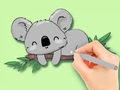 Game Coloring Book: Two Koalas