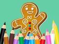Game Coloring Book: Gingerbreads