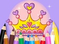 Game Coloring Book: Princess Crown