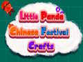 Game Little Panda Chinese Festival Crafts