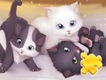 Game Jigsaw Puzzle: Playing Cats