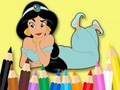 Game Coloring Book: Princess Jasmine