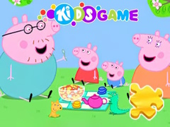 Game Jigsaw Puzzle: Peppa Pig Family Picnic