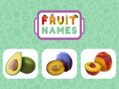 Jeu Fruit Names