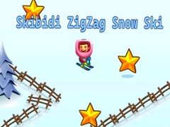 Jeu Skibidi ZigZag Snow Ski