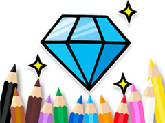 Game Coloring Book: Shining-Diamond