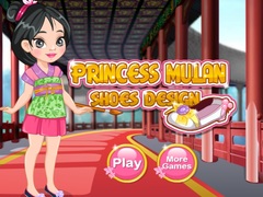 Game Princess Mulan Shoes Design