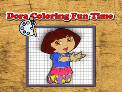 Jeu Dora Coloring Fun Time