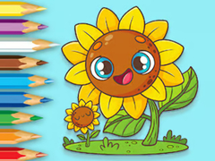 Game Coloring Book: Sunflowers