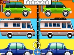 Game Cartoon Cars Spot The Difference