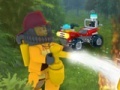 Jeu Lego forest fire-fighting team