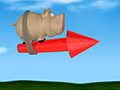 Jeu Pig on the Rocket