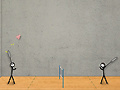 Game Stick Figure Badminton