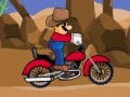Jeu Cowboy Mario bike