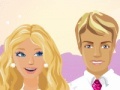 Jeu Barbie and Ken red carpet