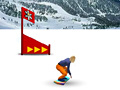 Game Snowboard slalom