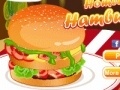 Game Perfect homemade hamburger