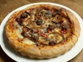 Jeu Deep pan mushroom, cheese pizza