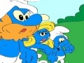 Game Color the smurfs